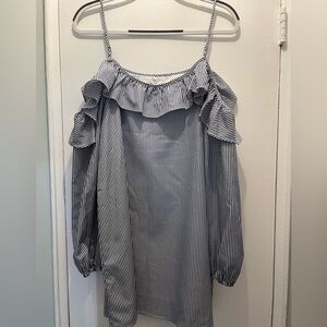 Urban Outfitters Cooperative Off the Shoulder Long Sleeve Dress